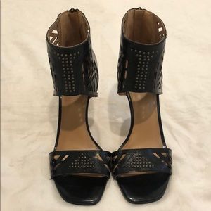 Nine West Karabee Ankle Strap Heels in Black
